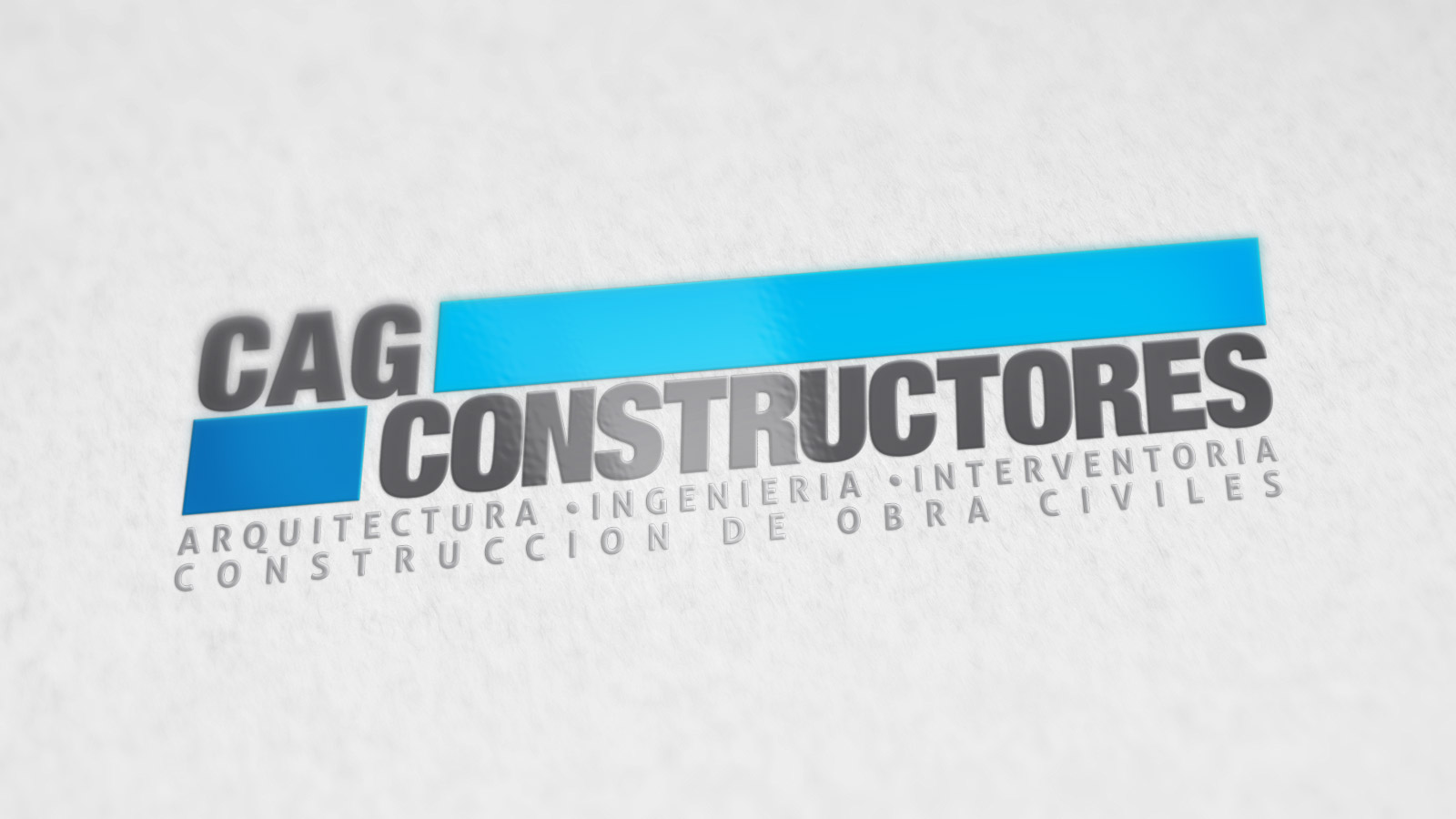 CAG Constructores logo design